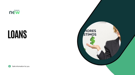 Graphic representing personal loan options with flexible rates and repayment terms.