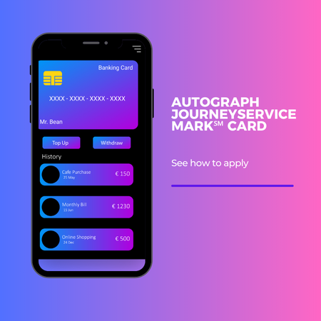 Autograph Journeyservice mark℠ Card