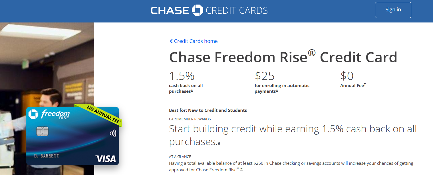 Chase Freedom benefits