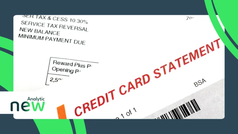 credit card statement